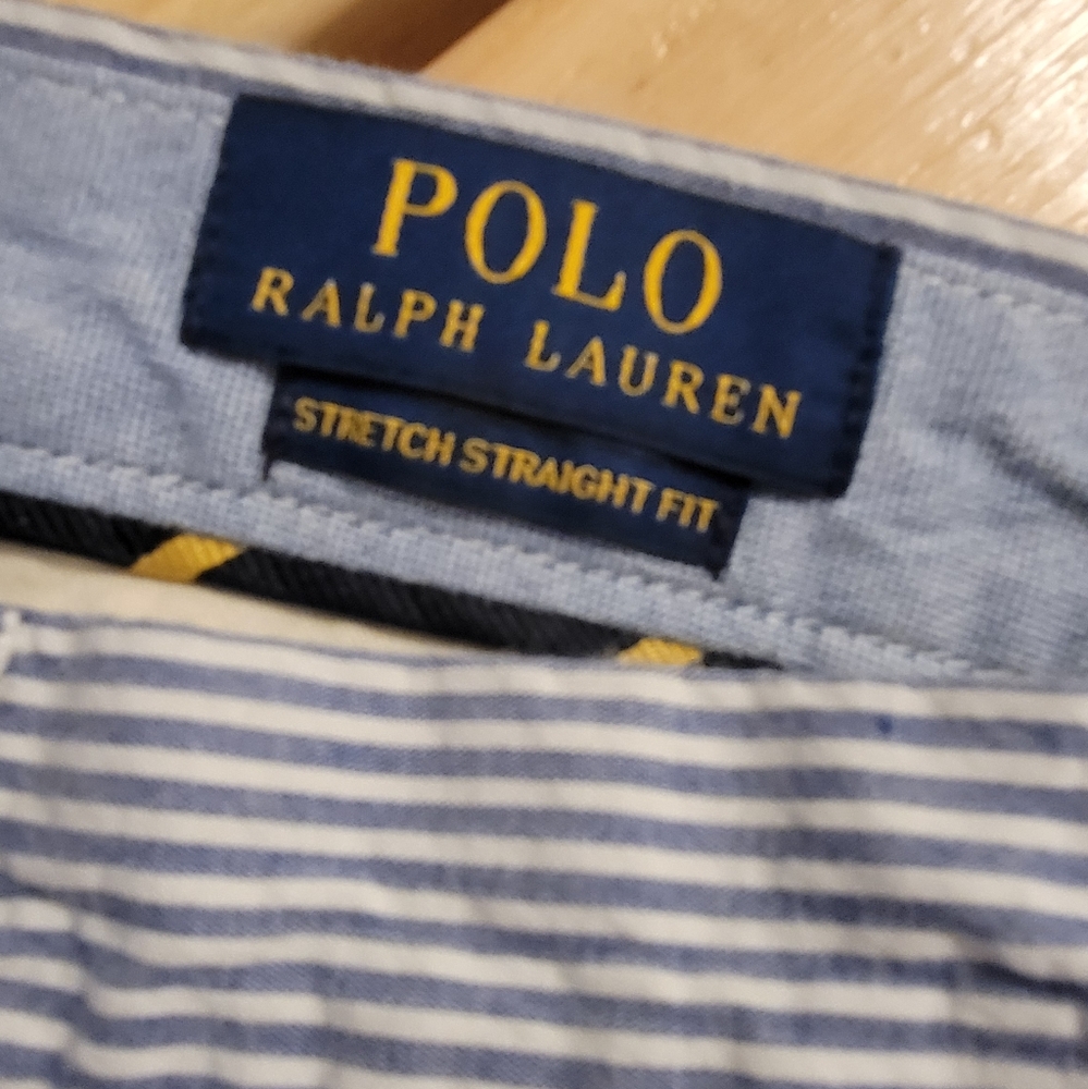 Polo Ralph Lauren Blue Striped Pants